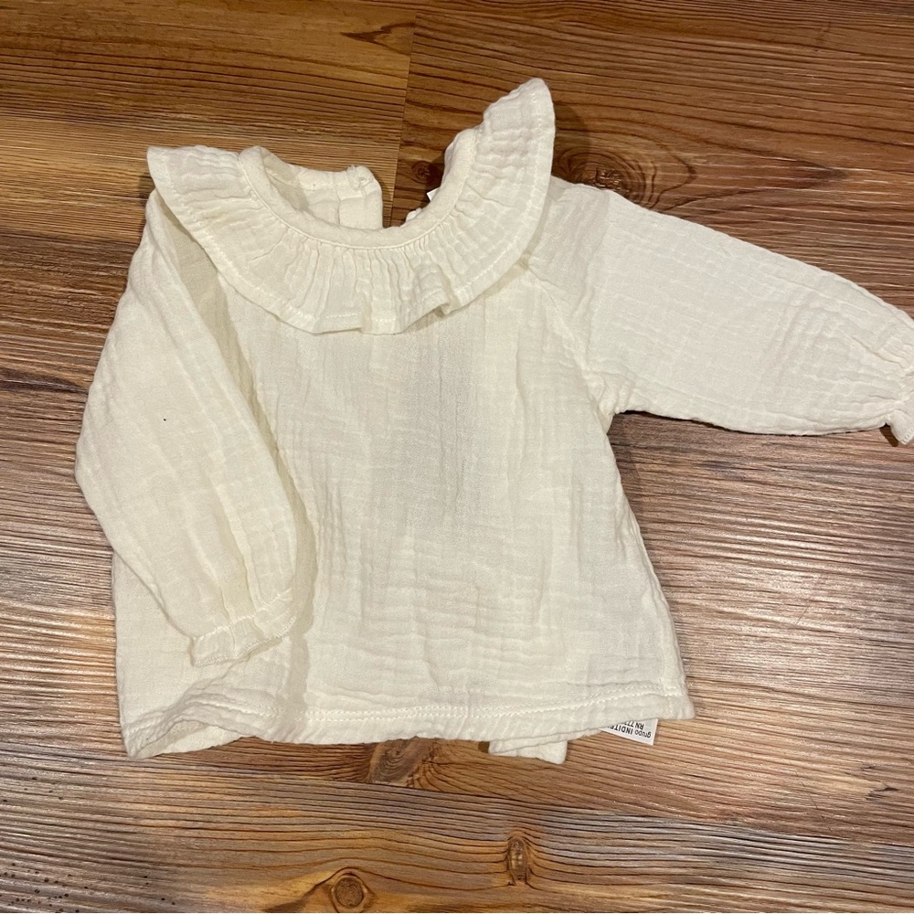 Zara Baby cream top